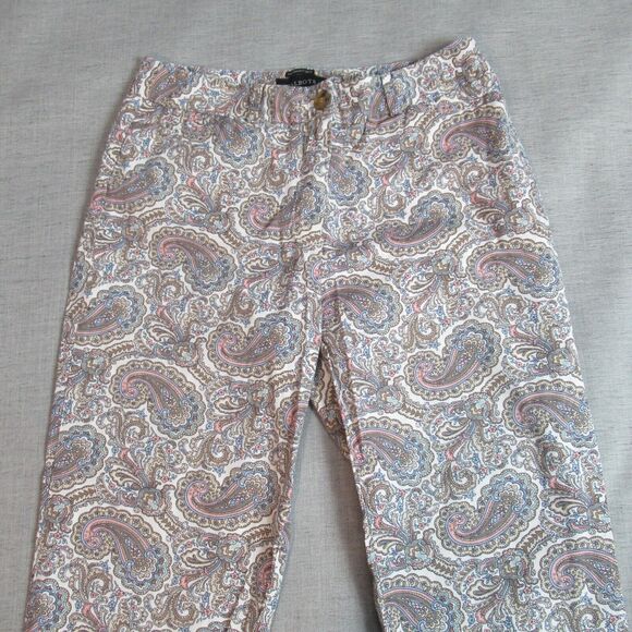 Talbots Paisley Ankle Pants - Multicolor - Picture 3 of 14